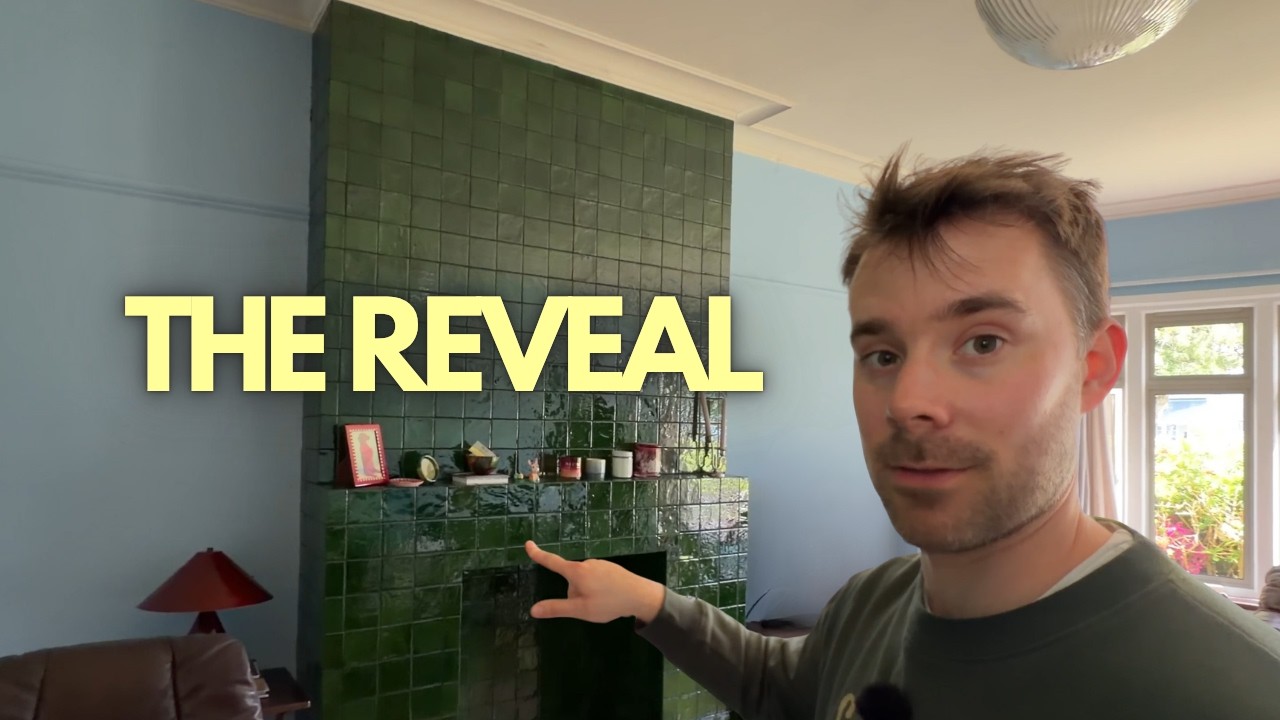 Камин с плиткой Zellige наконец-то готов + покупки в Homesense | Видеоблог о ремонте дома