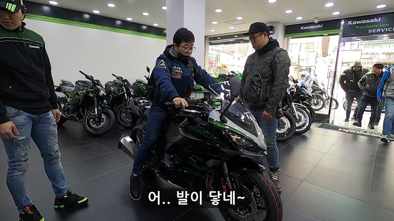 [진정라이더와 형제들]감자 브로 기변 출고(가와사키 Z1000SX)