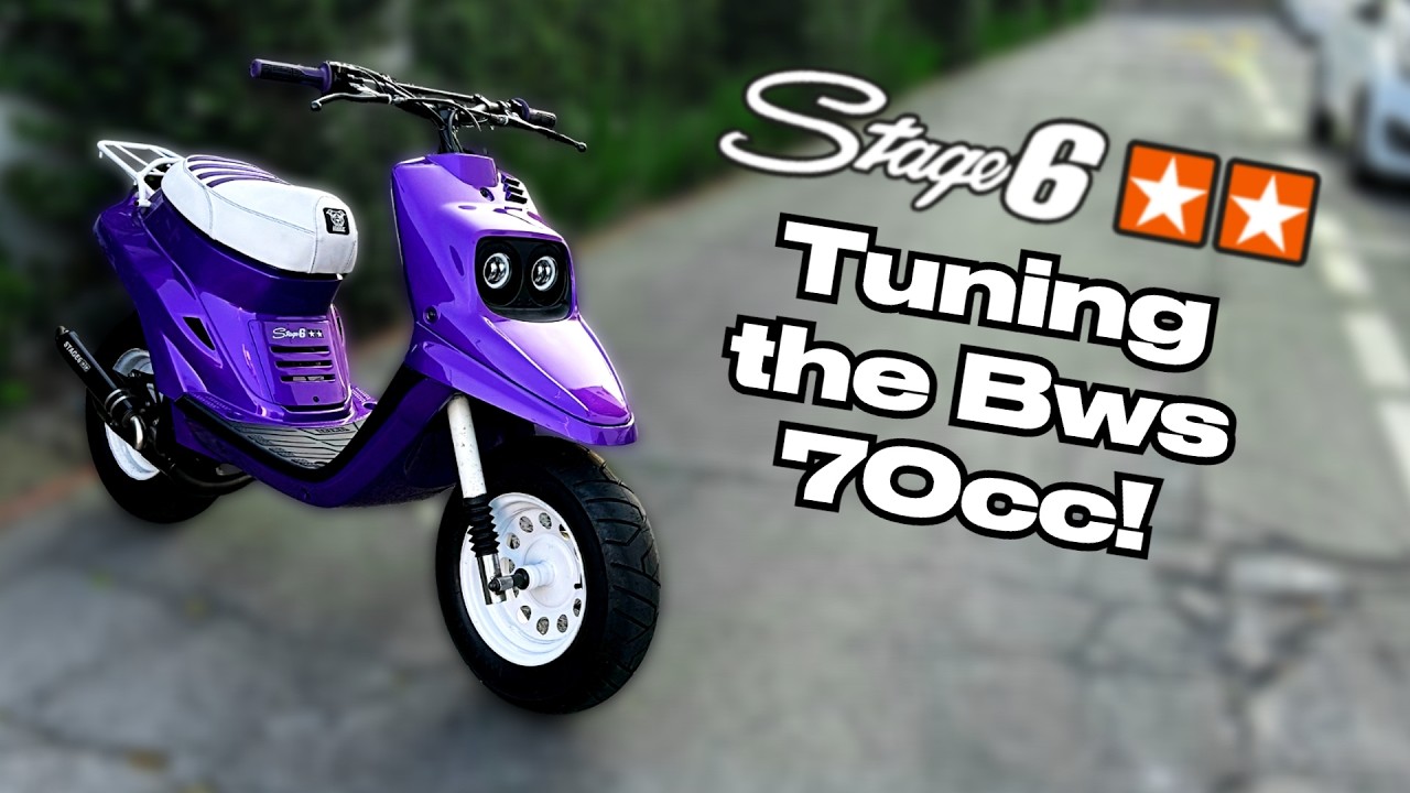 Финальная настройка перед большой поездкой! Мой Stage6 Yamaha BWS 70 готов!