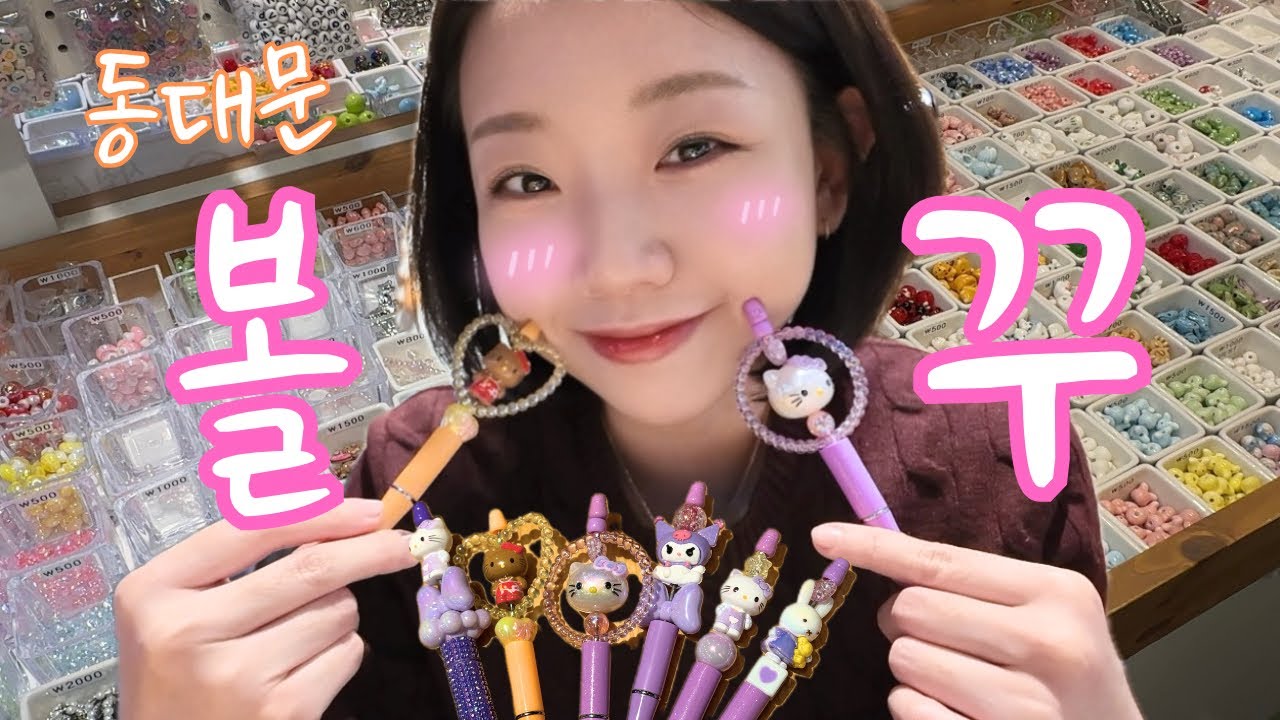 [VLOG] 볼따구 꾸미기?😊 아니죠〰️☝️인스타 알고리즘이 이끈 동대문 볼꾸 브이로그💖+매장 추천!