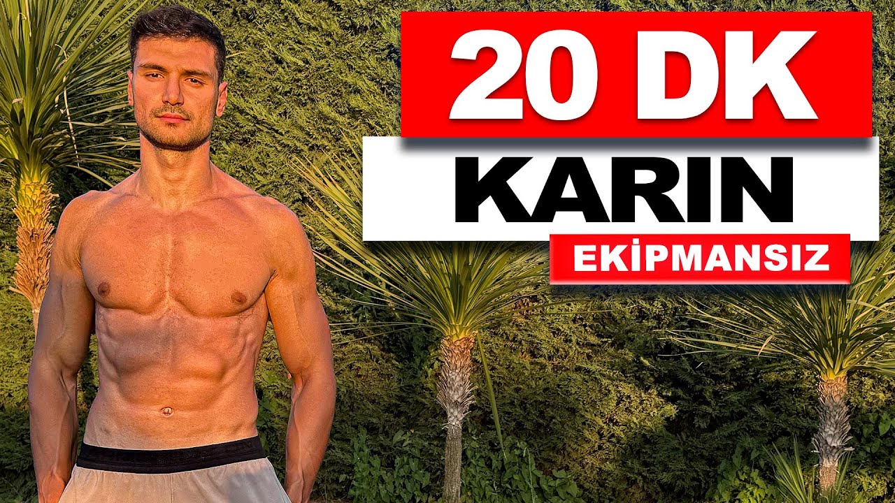 20 DK Yoğun Karın Antrenmanı // Evde Kas Yaparken Yağ Yak! | velikaans