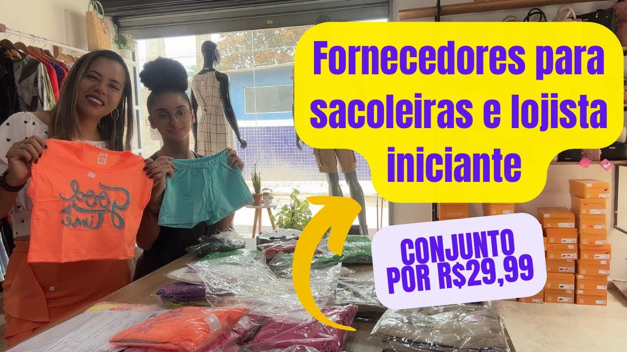 Fabricante para sacoleira inicialmente | Conjunto Infantil muito barato | Vendedora nova