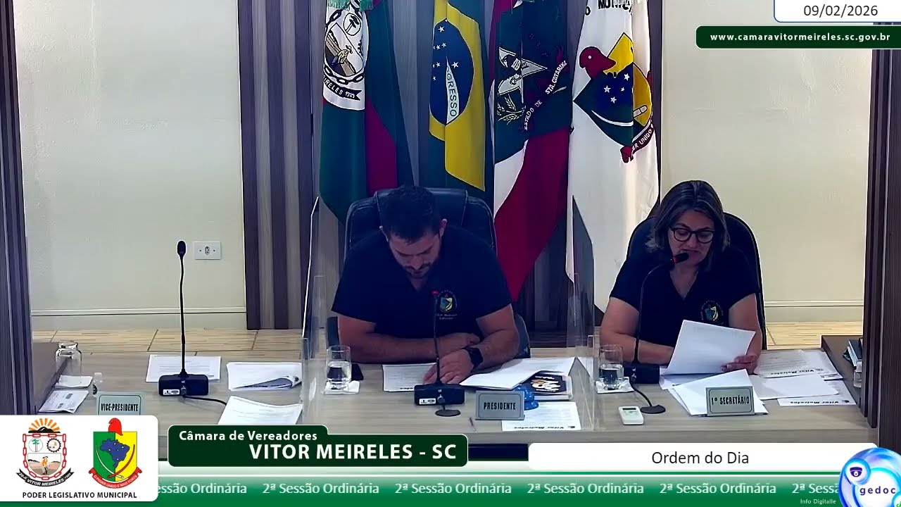2ª Sessão Ordinária em 9 de fevereiro de 2026