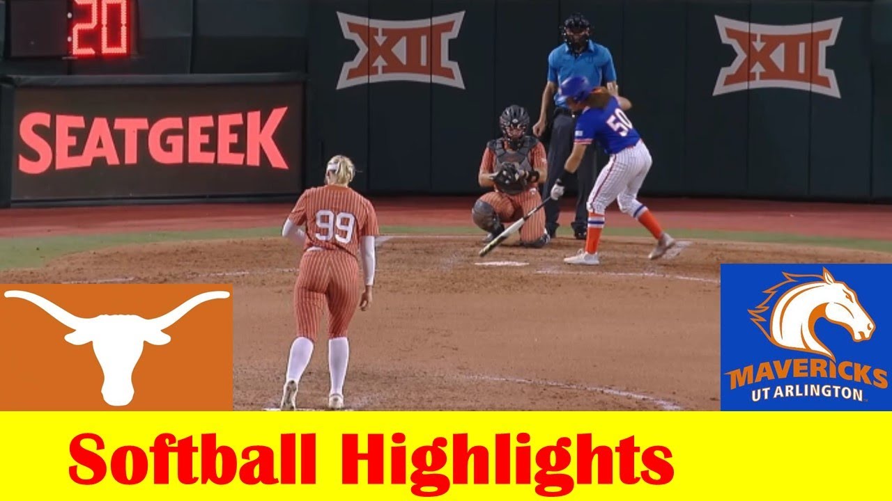 UT Arlington vs #1 Texas Softball Game Highlights, March 6 2024