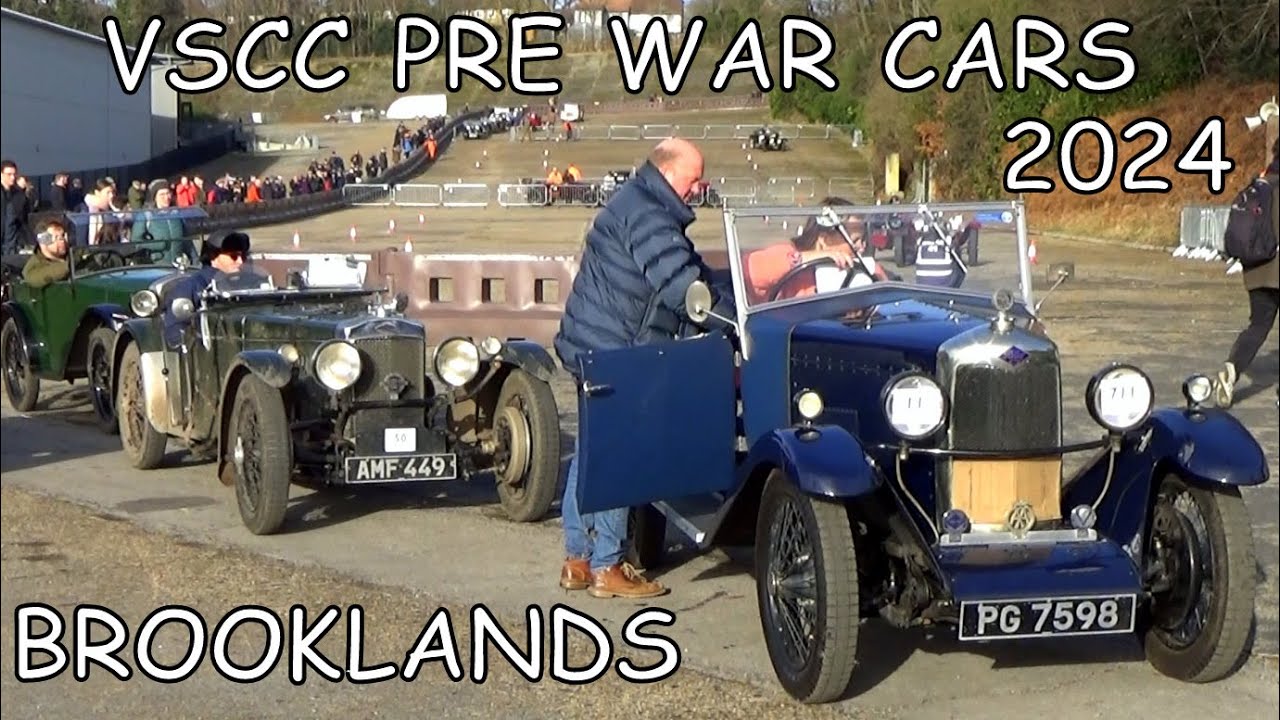 Vintage Sports Car Club at Brooklands Jan 2024 part 2