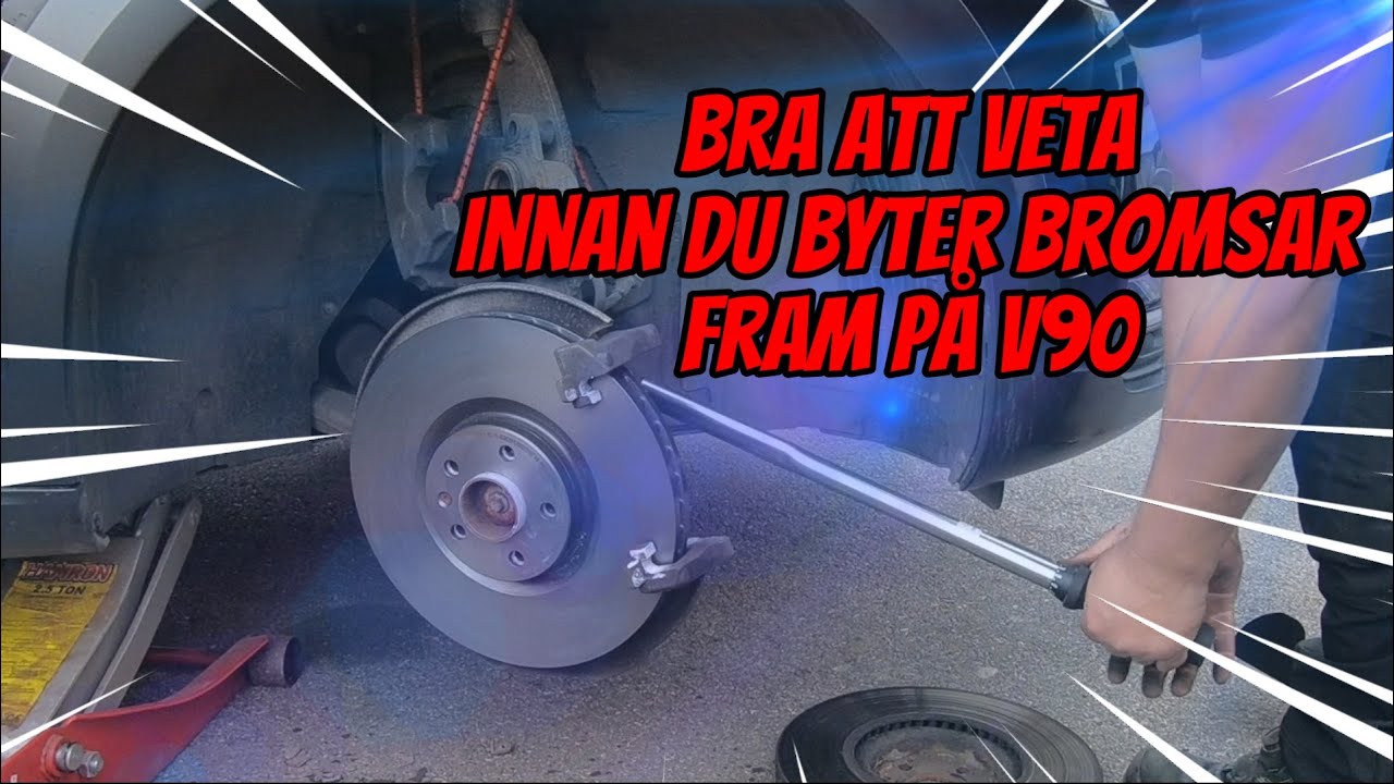 Byta bromsar fram på volvo v90