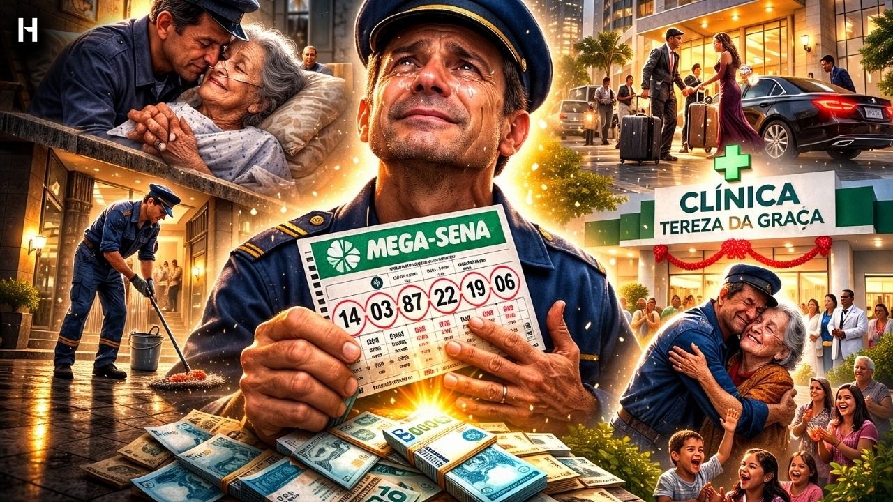 Cansado de ser tratado com desprezo, o porteiro humilde acreditou — a Mega-Sena respondeu por ele