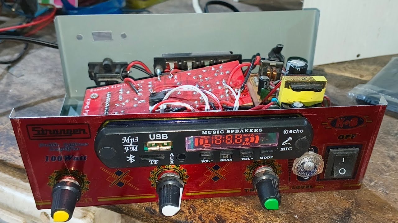 ব্লুটুথ সাউন্ড সিস্টেম তৈরি করবেন কিভাবে // Dj Amplifier Make, 2030ic Amplifier Make #R_MiX_Telecom