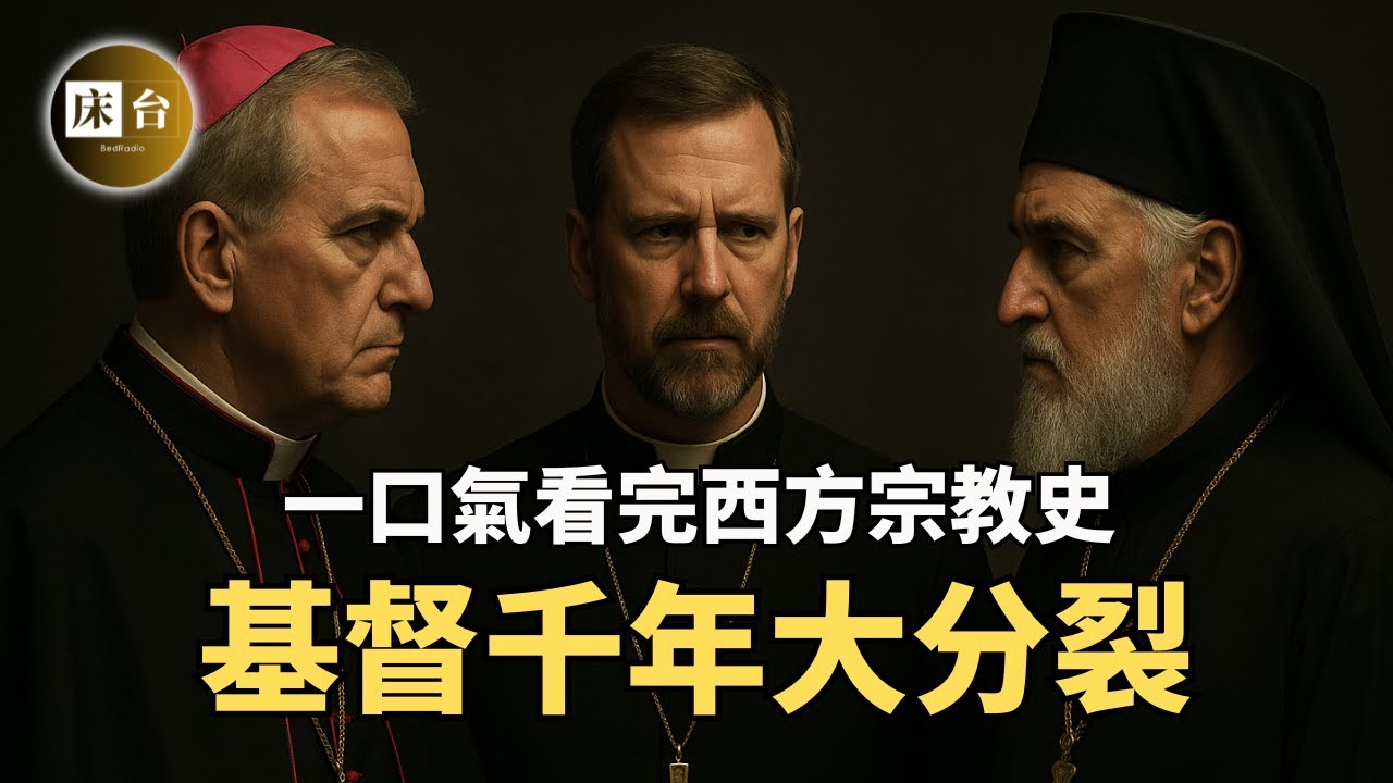 一部影片看完西方宗教故事：天主教、東正教、基督教有什麼區別？哪個教派勢力最大？他們為什麼搞分裂？| 床台
