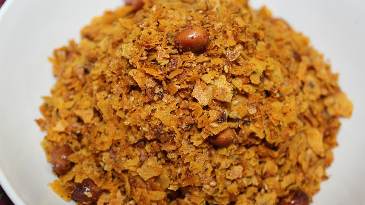 झटपट खाखरा चिवड़ा रेसिपी | Instant Khakhra Chivda Recipe in Hindi | How to Make Chivda