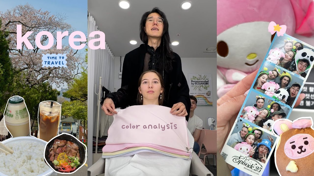 KOREA🇰🇷: seoul, color analysis, olive young, 7/11, photo booth & památky!