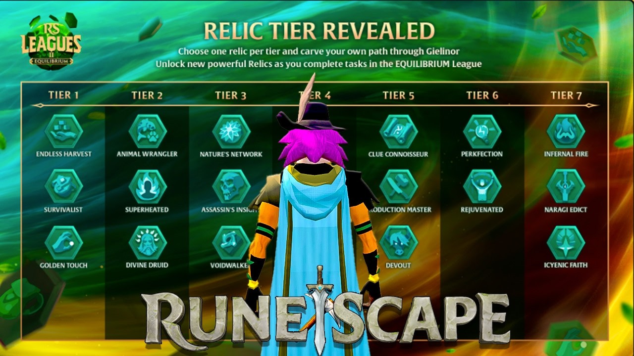 My Final Picks For My Runescape Leagues Equilibrium Relics & Areas