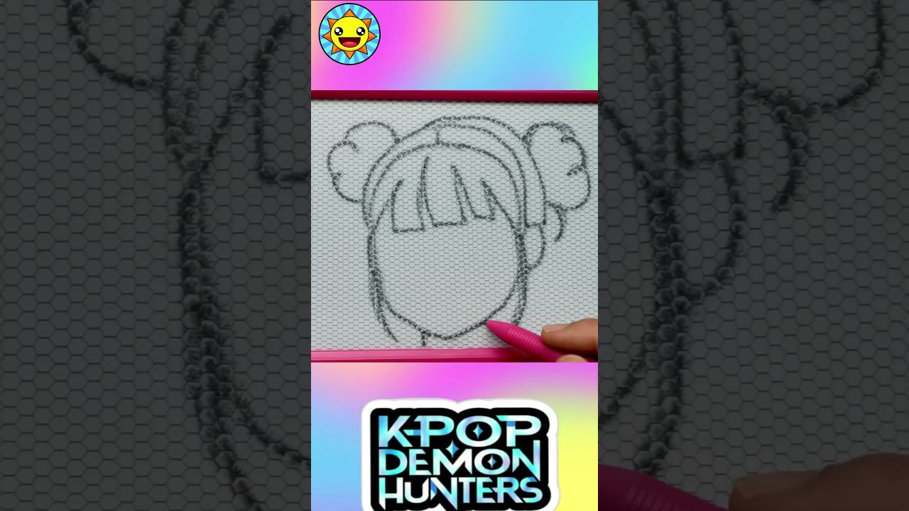 KPOP Demon Hunters Рисунок Зои #kpopdemonhunters #рисунок