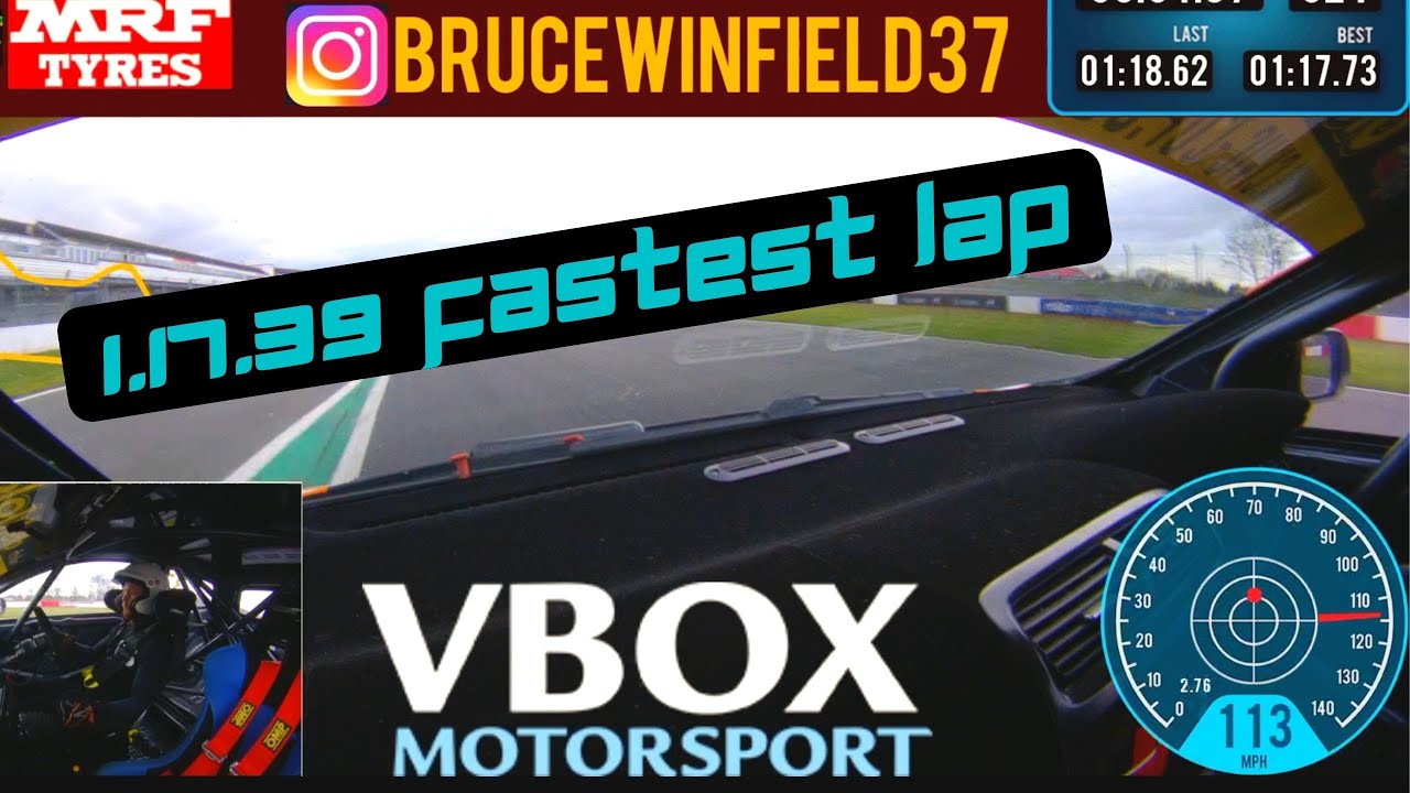 EP3 Honda Civic Cup Car | 1:17.39 | Donington | OnBoard Bruce Winfield | Area motorsport