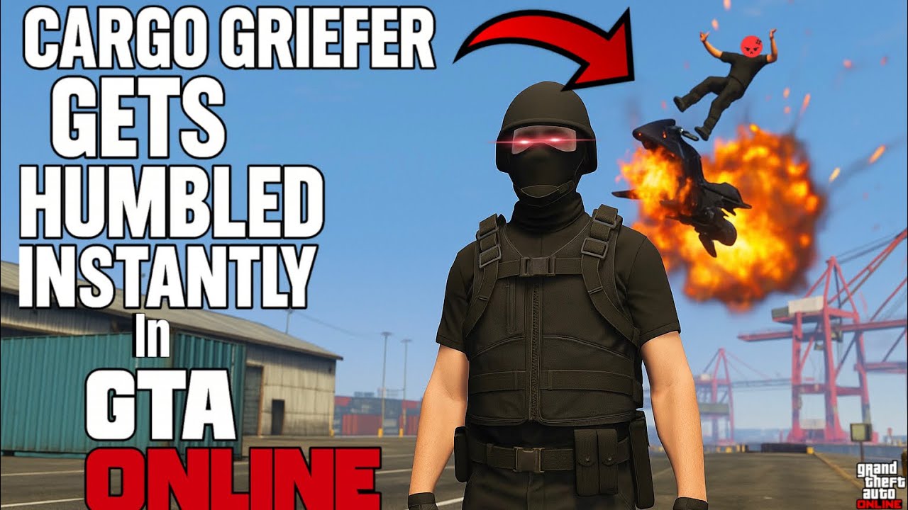 Cargo Griefer Gets HUMBLED Instantly in GTA ONLINE