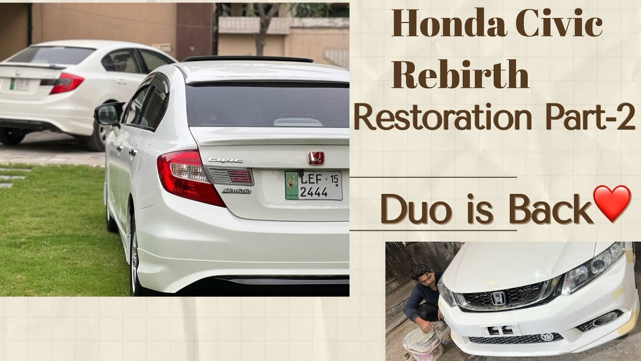 Honda Civic Rebirth | Restoration Part-2 | Charging System Error | Duo is Back❤️