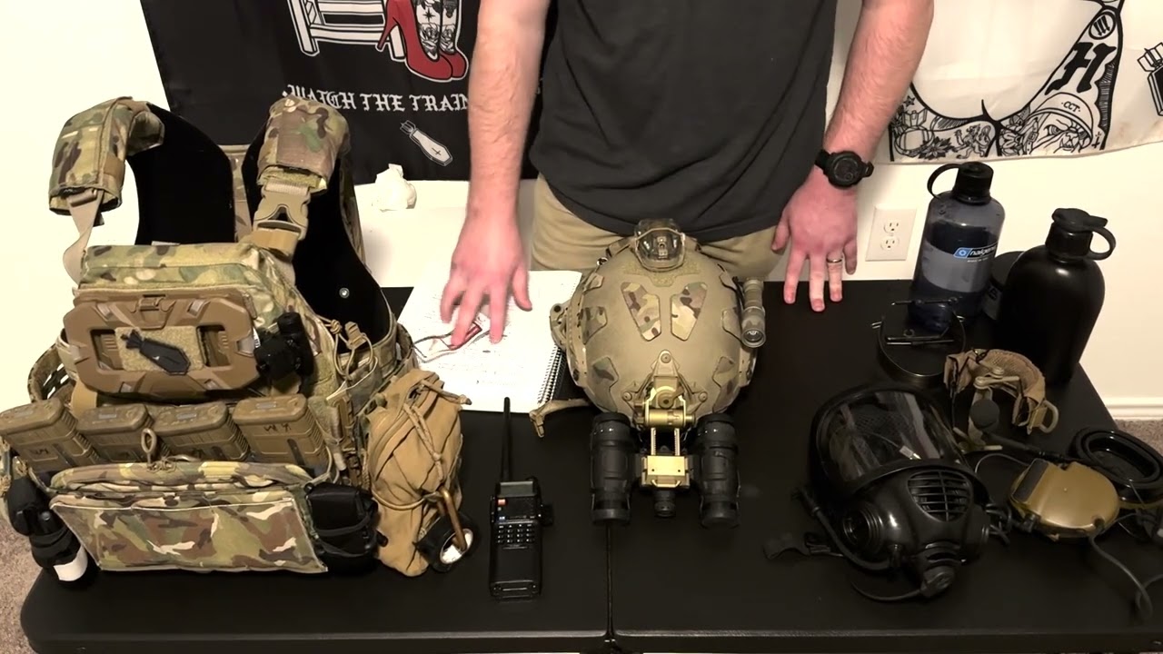 Helmet Setup Approach and considerations w/nvgs, gas masks, and comms