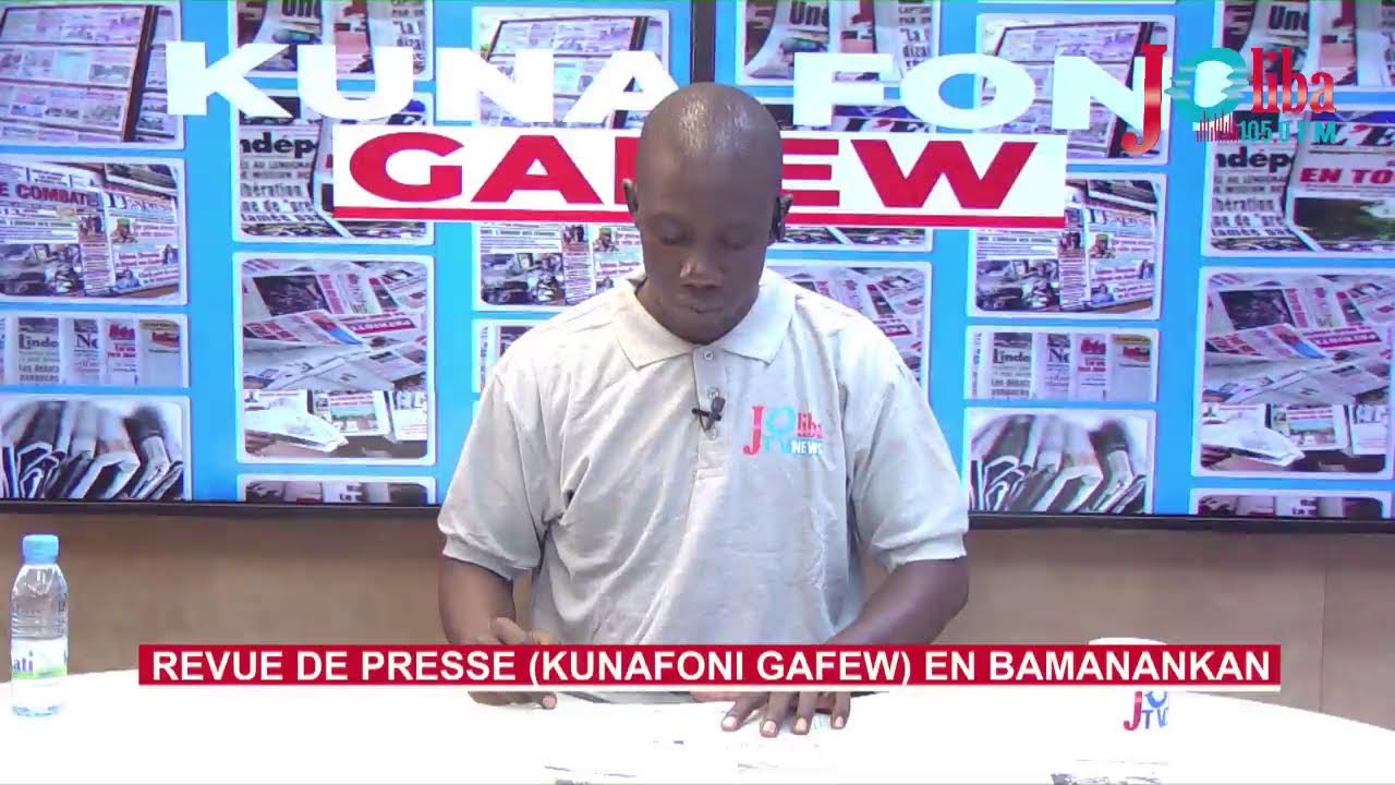 Revue de presse (Kunafoni Gafew) en bamanankan du 15 juillet 2025📺🎙