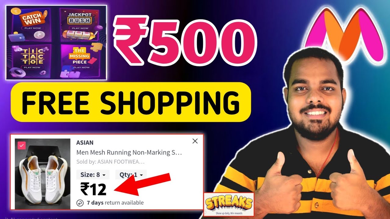 Myntra Free Shopping Trick | Myntra ₹500 Free Myn | Jiomart Coupon Today | Free Shopping Loot Today