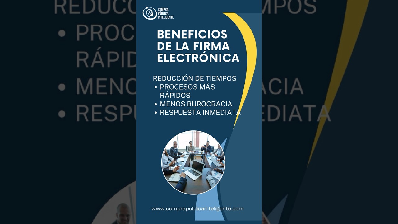 Beneficios de la #firmaelectronica #comprasp&uacute;blicas #contrataci&oacute;n #sercop #p&uacute;blica #ofertalaboral