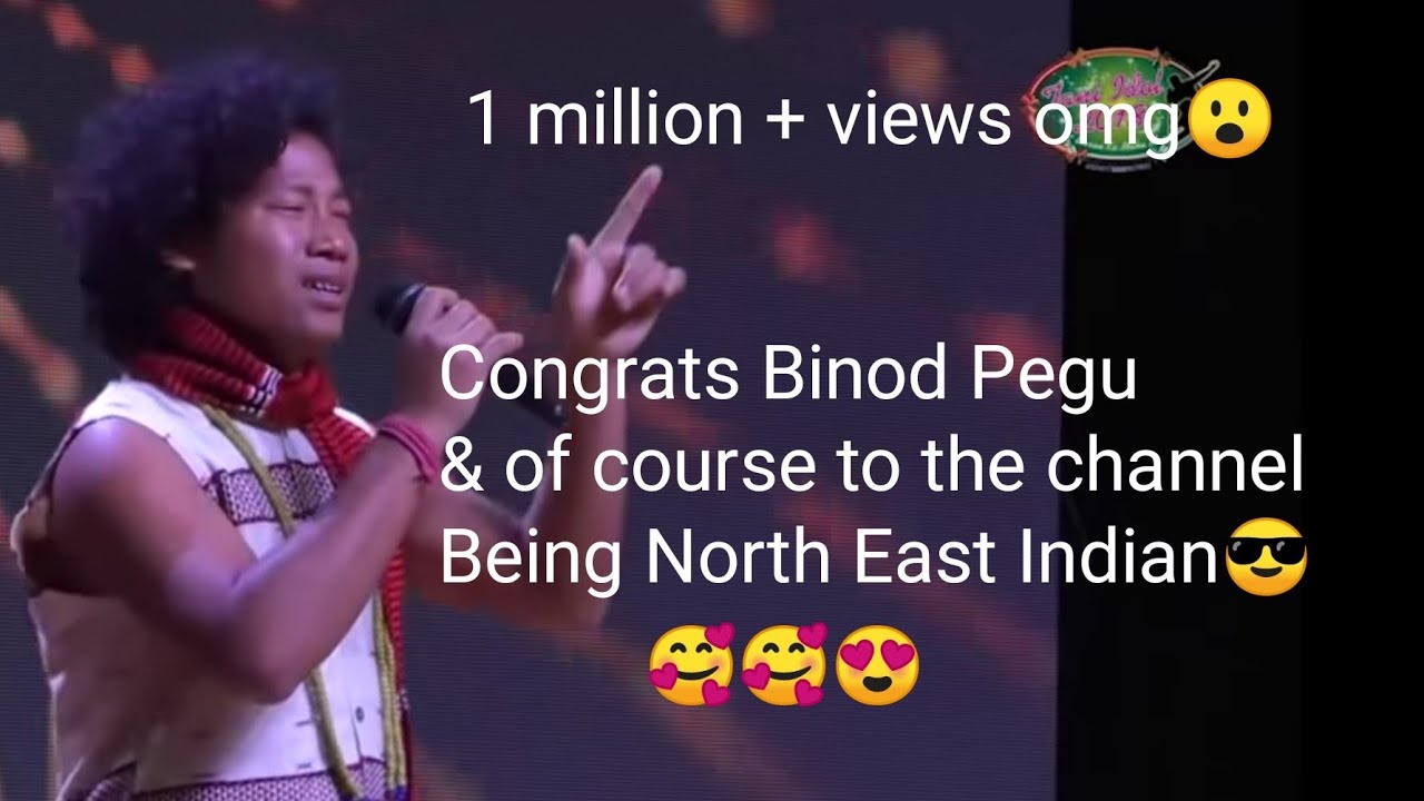 Folk song by Binod Pegu during semifinal performance