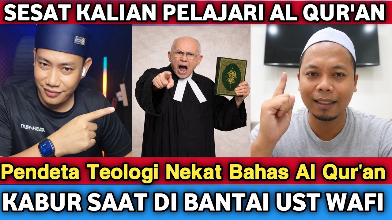 VIRAL‼️ PENDETA KOREKSI AL-QUR'AN KABUR DIBANTAI UST YUSUF PI 