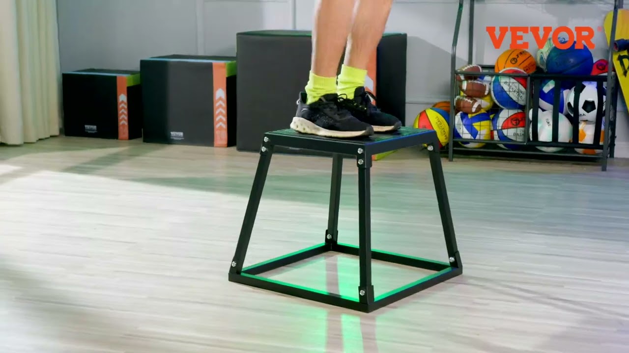 VEVOR Plyometric Jump Box - Boost Your Home Gym with This Anti-Slip Fitness Step Up Box!