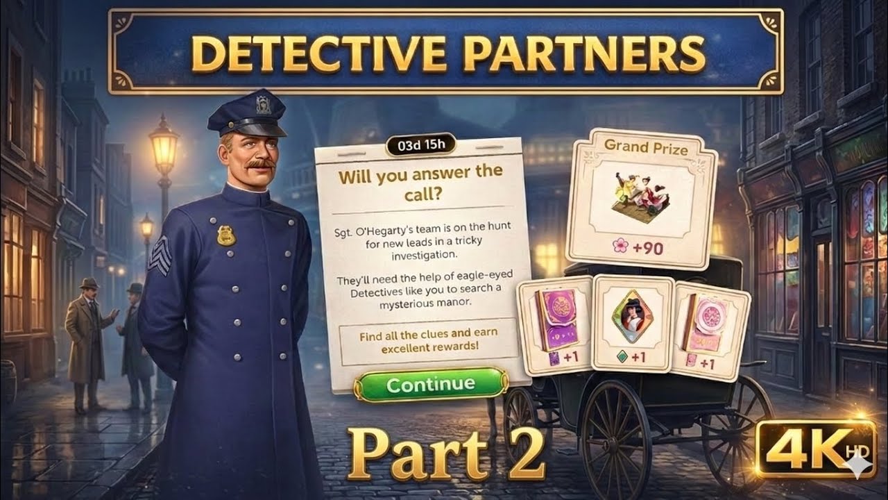 JUNE'S JOURNEY DETECTIVE PARTNER EVENT PART 2 COMPLETE THE ROOM 2 IN 4K HD 