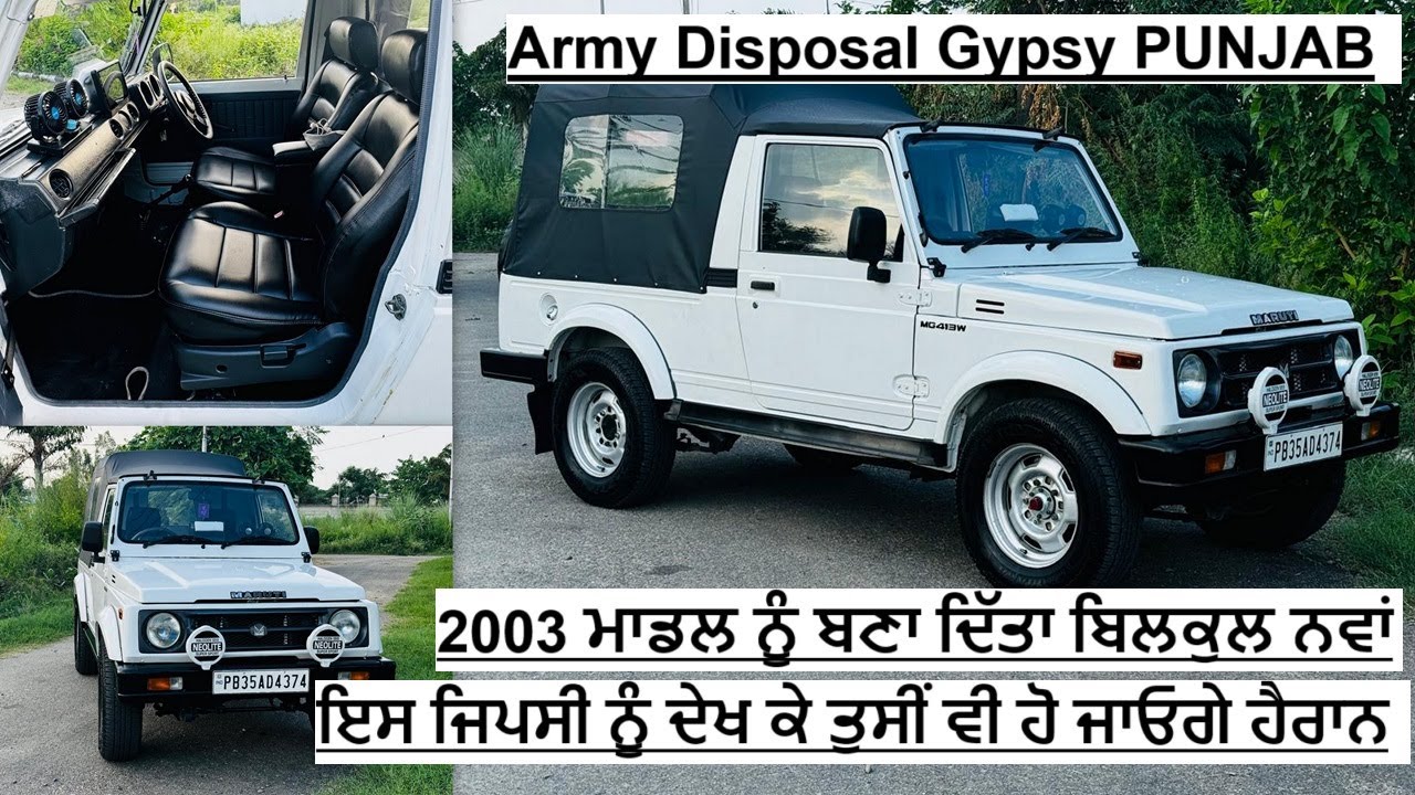 Army Disposal Gypsy King | Gypsy Restoration | Stock Maruti Gypsy | moneysinghofficialIMG 6281