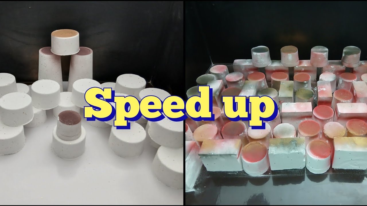 ASMR baking soda crushing 2x speedy compilation relaxing video #explore #oddlysatisfying 