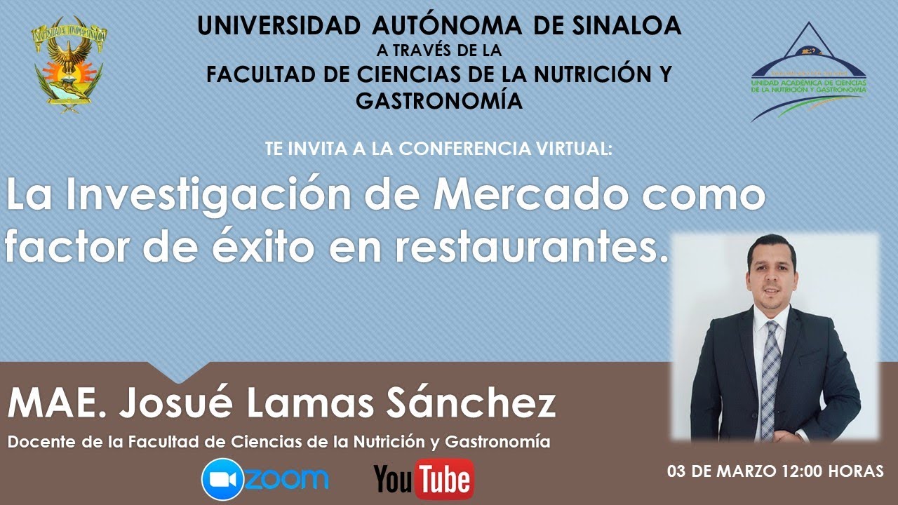 CONFERENCIA: La Investigación de Mercado como Factor de Éxito en Restaurantes