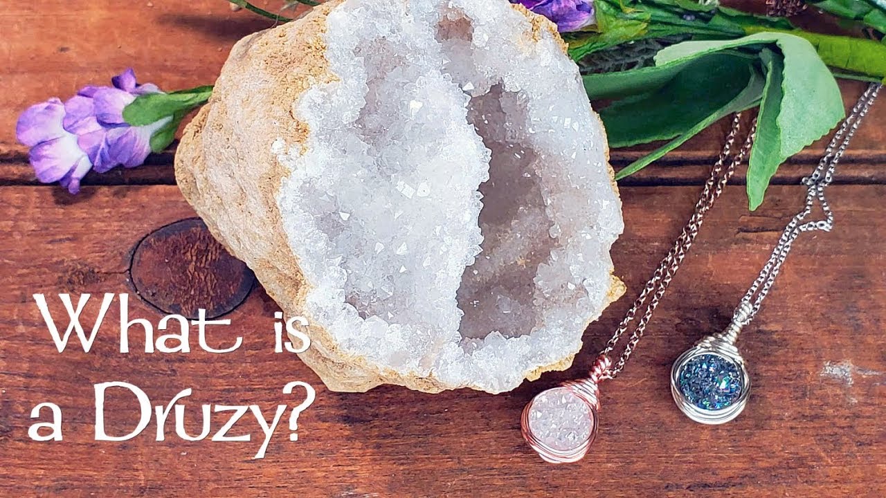 What is a Druzy? All about Druzy Agate Stones by PhoenixFire Designs