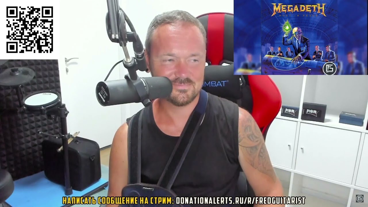 FREDGUITARIST СНОВА ЗАМЕНИЛ МАСТЕЙНА В ПЕСНЕ MEGADETH!