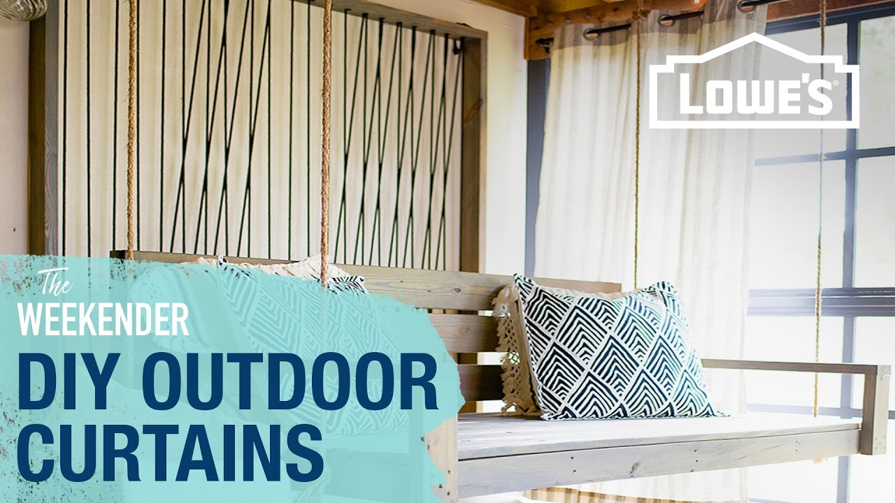 DIY Outdoor Curtains