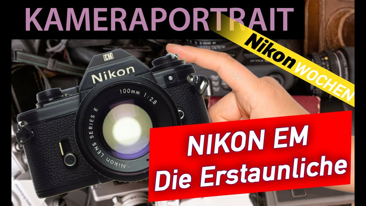 📷 Analoge Fotografie: Kameraportrait Nikon EM - klein, günstig, gut!
