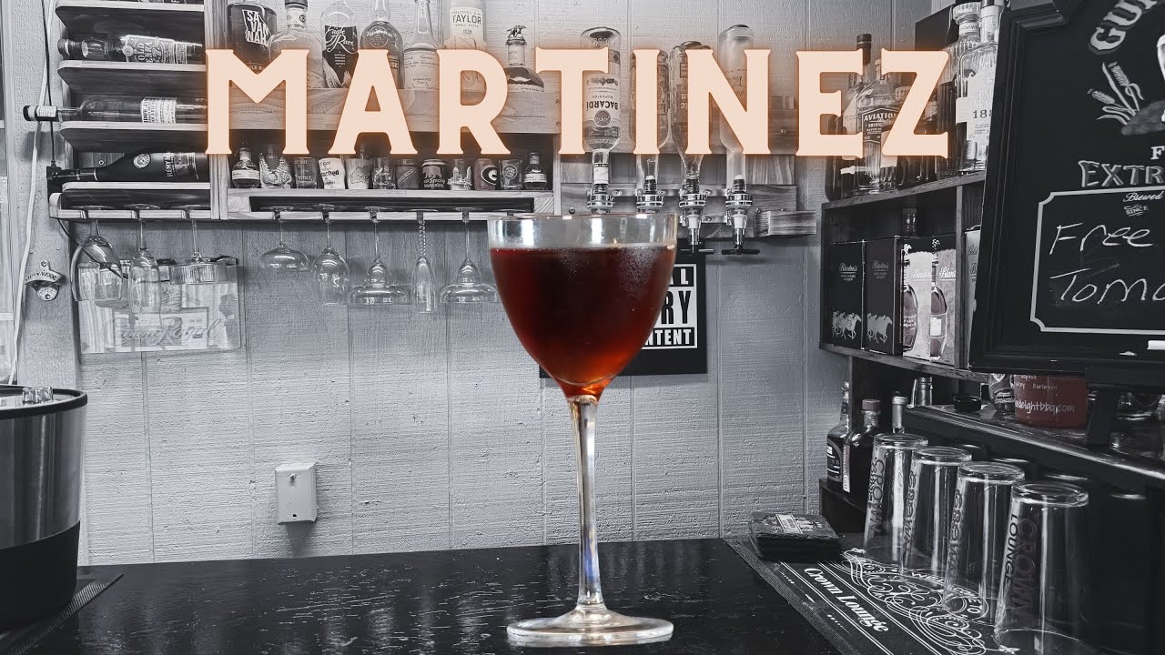 How To Make the Martinez Cocktail at Home!