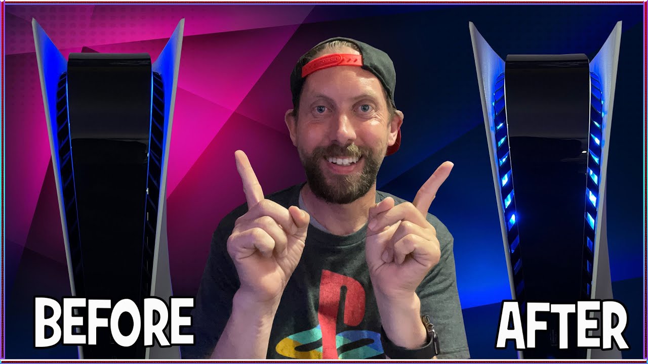 PS5 Led Lights Mod Tutorial - Watch before you Buy! - REVIEW