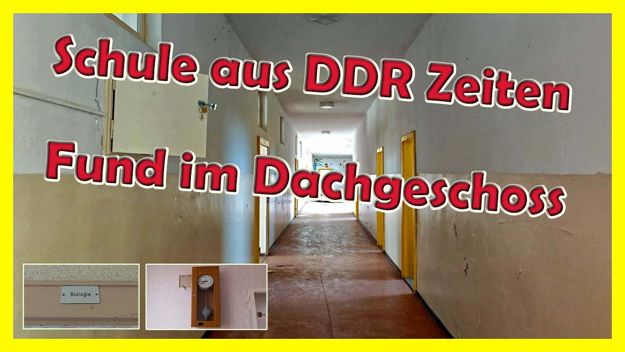 Alte Schule aus DDR Zeiten - Unerwarteter Fund im Dachboden - Lost Place Urbex