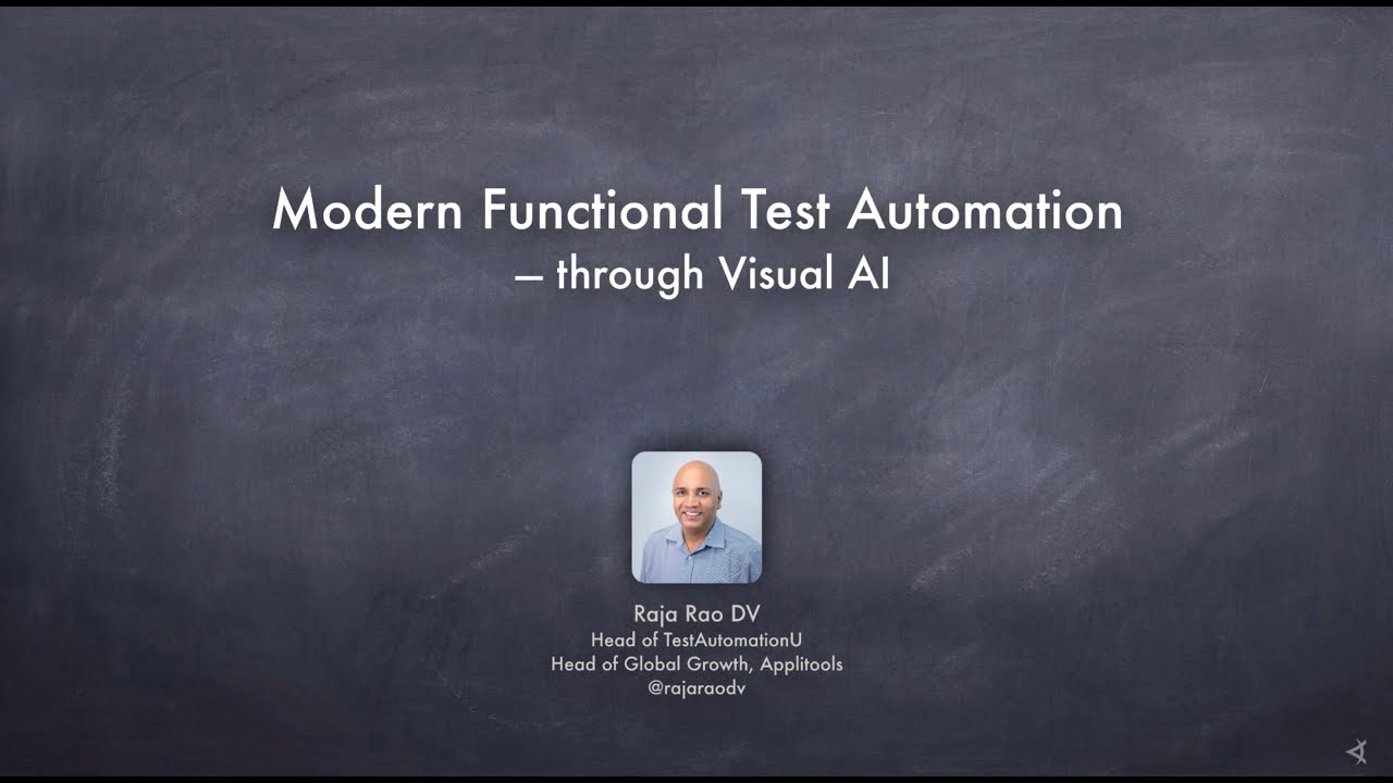 Modern Functional Test Automation Through Visual AI