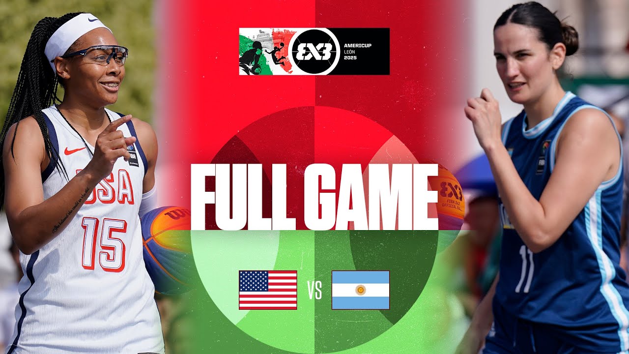 United States 🇺🇸 vs Argentina 🇦🇷 | Women | Full Quarter-Finals Game | FIBA 3x3 AmeriCup 2025