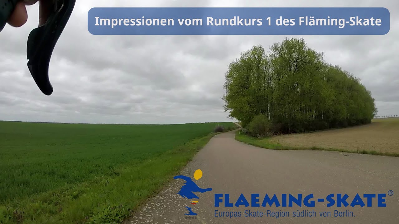 Impressionen vom Rundkurs 1 (RK1) des Fläming-Skate
