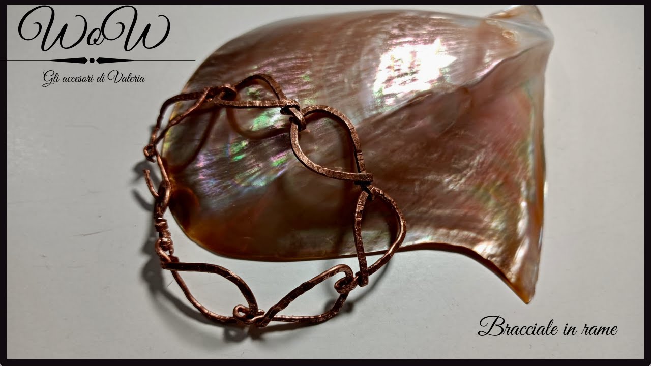 Tutorial Bracciale catena in rame - Tutorial copper chain Bracelet