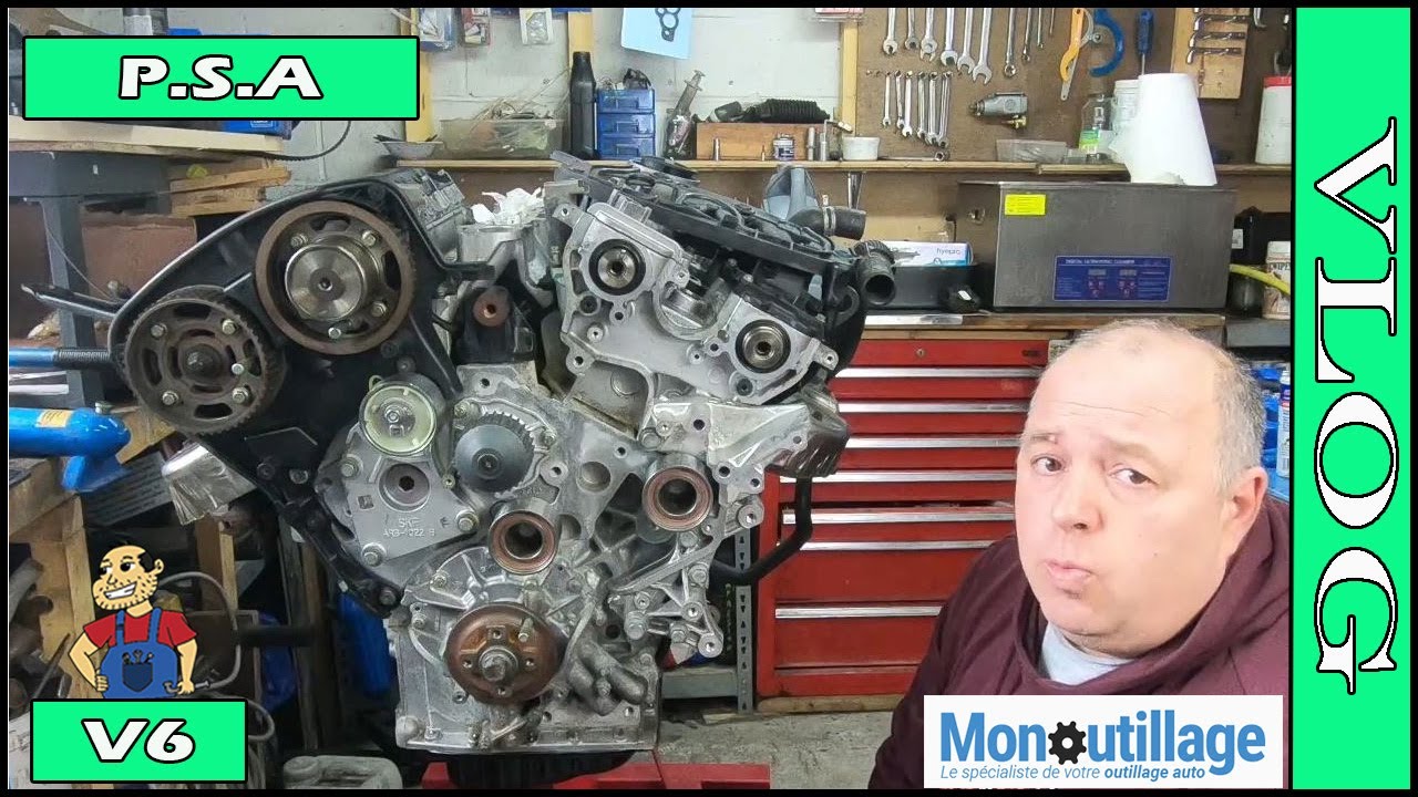 Je fait l'étanchéité du haut moteur  du v6  ES9J4S