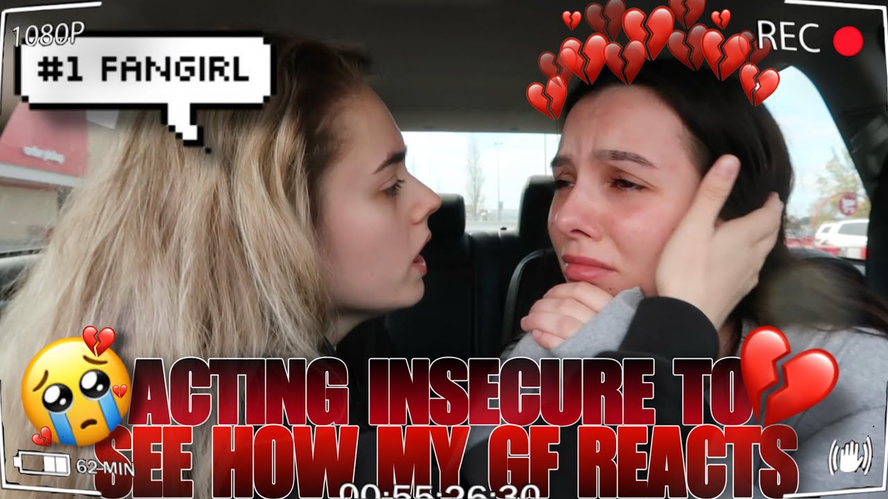 ACTING INSECURE TO SEE HOW MY GIRLFRIEND REACTS *sweet reaction*
