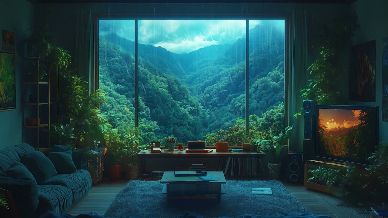🎧 1h Cozy Rain ASMR | ASMR RELAXING 4K [WORK,SLEEP, STUDY, CHILL...]