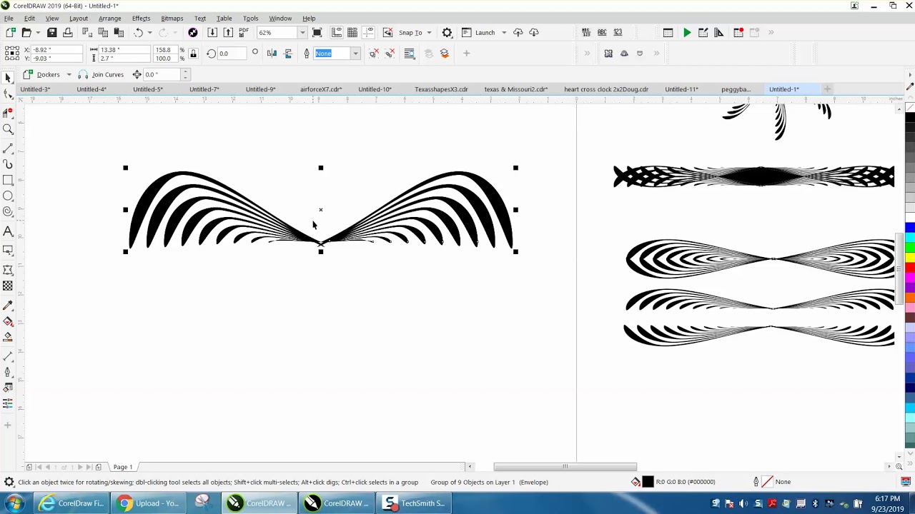 Corel Draw Tips & Tricks PLAYING with the Spiral Tool