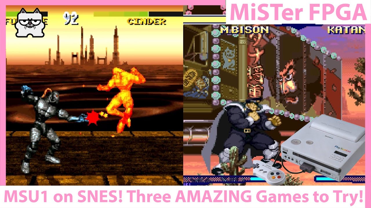 MiSTer FPGA DE10 NANO! SNES MSU1 and the Best Games To Try! More SNES CD fun on MiSTer FPGA