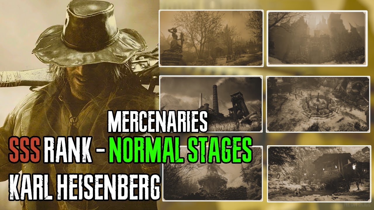 How To Get SSS Rank as Heisenberg in Resident Evil Village Mercenaries (Normal Stages)