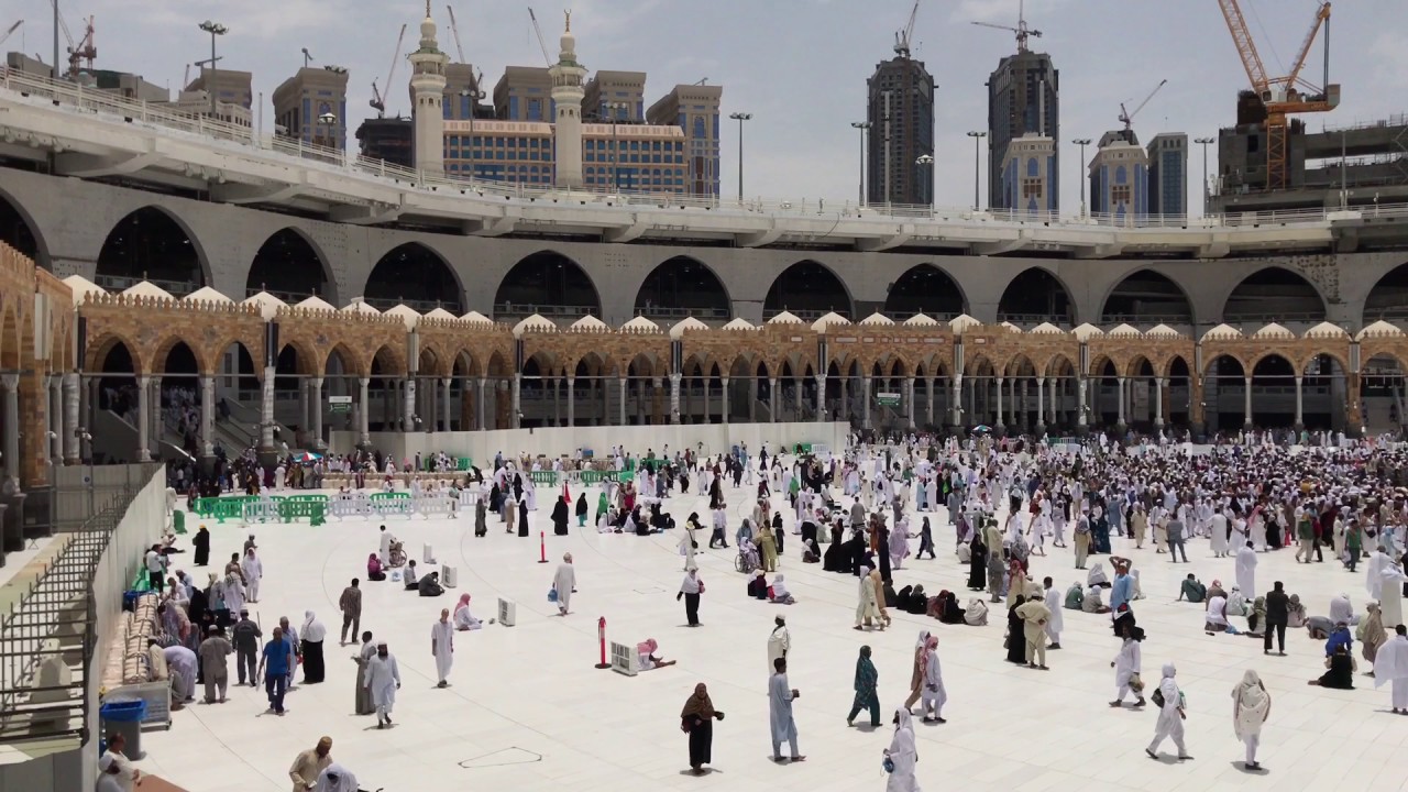 أذان الظهر من المسجد الحرام 10 شوال 1438هـ الشيخ سهيل  حافظ 