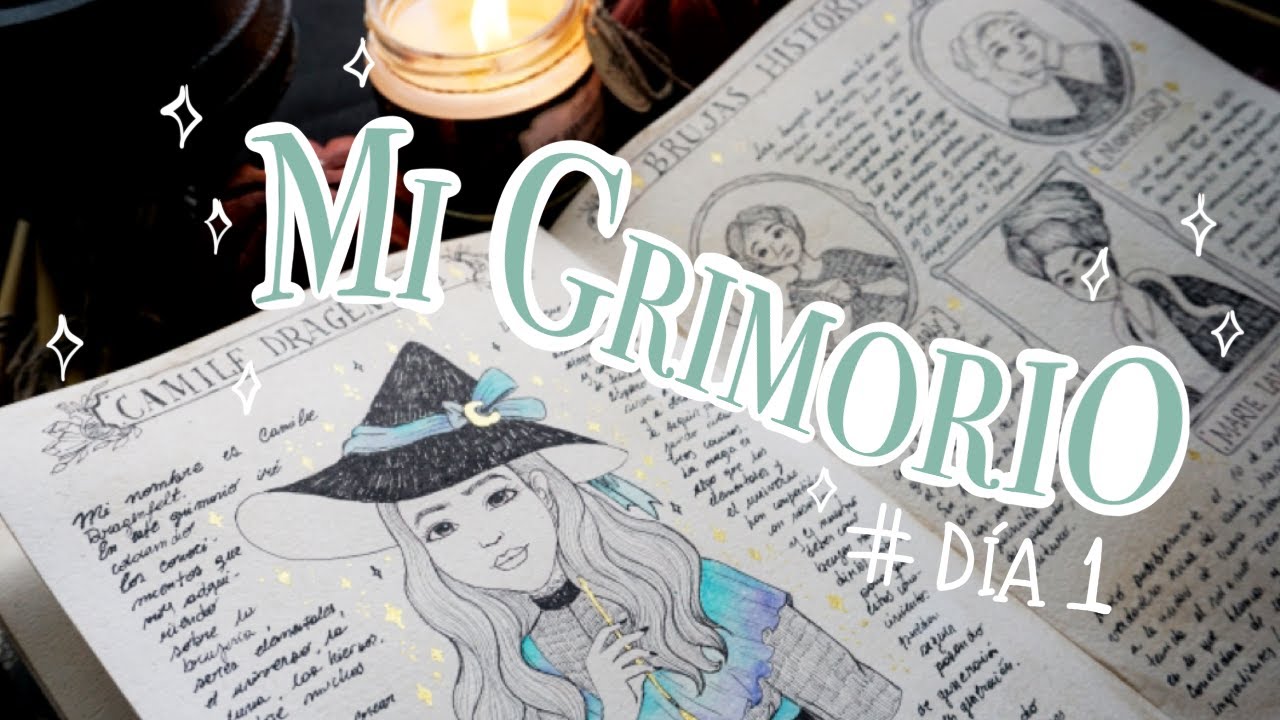 MI GRIMORIO Ilustrado de BRUJAS y Hechizos - #Día 1 - Brujas en la historia